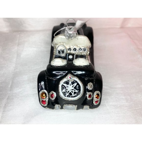 NEW Hand-Painted Roadster Blown Glass Christmas Car Ornament 2002 – Poland-Made - Picture 5 of 10